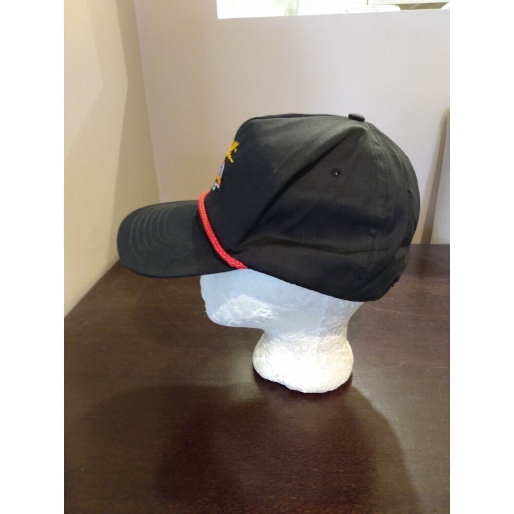 Vintage NASCAR Davey Allison Snapback Hat #28 Texaco Havoline Made In USA - Picture 5 of 7